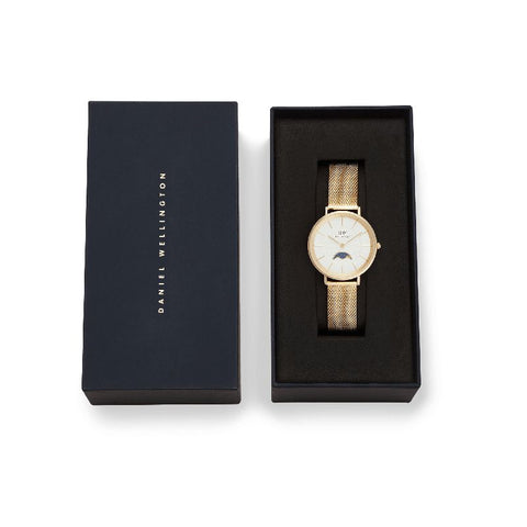 The Watch Boutique Daniel Wellington Petite Lune Evergold Watch 32mm