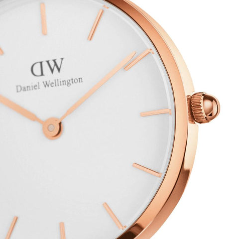 The Watch Boutique Daniel Wellington Petite Melrose Rose Gold Watch 28mm