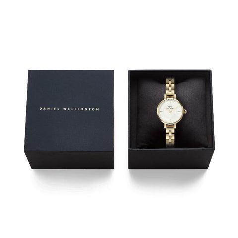 The Watch Boutique Daniel Wellington Petite Mini Arch 3‑Link Gold Watch