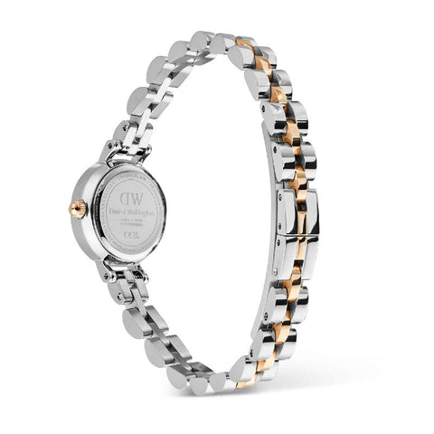 The Watch Boutique Daniel Wellington Petite Mini Arch 3-Link Two Tone Rose Gold Women's Watch