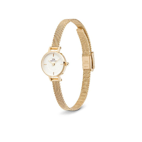 The Watch Boutique Daniel Wellington Petite Mini White Evergold Watch 19mm