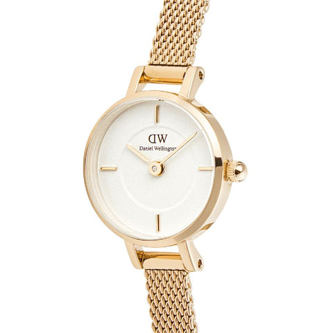 The Watch Boutique Daniel Wellington Petite Mini White Evergold Watch 19mm
