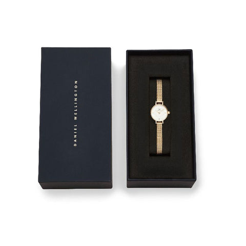 The Watch Boutique Daniel Wellington Petite Mini White Evergold Watch 19mm