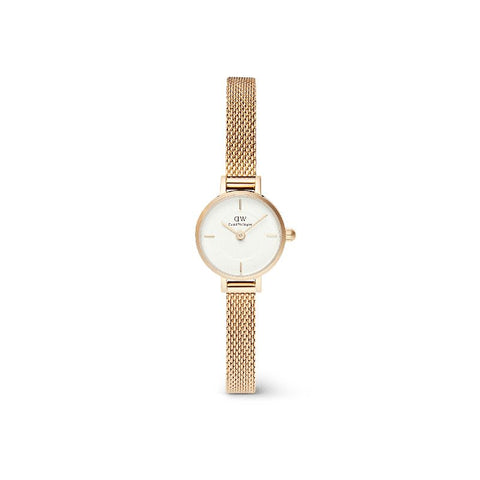 The Watch Boutique Daniel Wellington Petite Mini White Evergold Watch 19mm