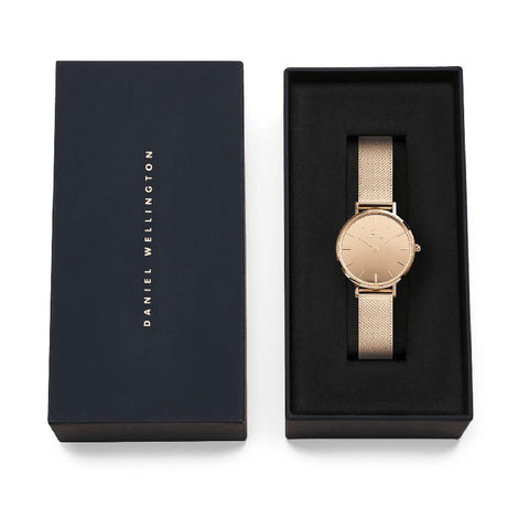 The Watch Boutique Daniel Wellington Petite Reflection Rose Gold
