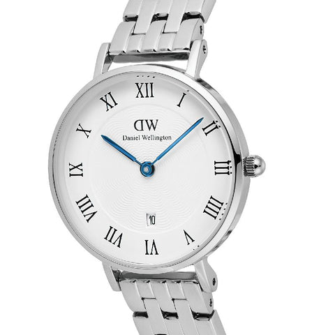 The Watch Boutique Daniel Wellington Petite Roman Numerals Date Watch