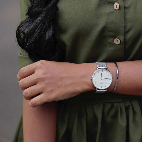 The Watch Boutique Daniel Wellington Petite Sterling Silver Watch 36mm