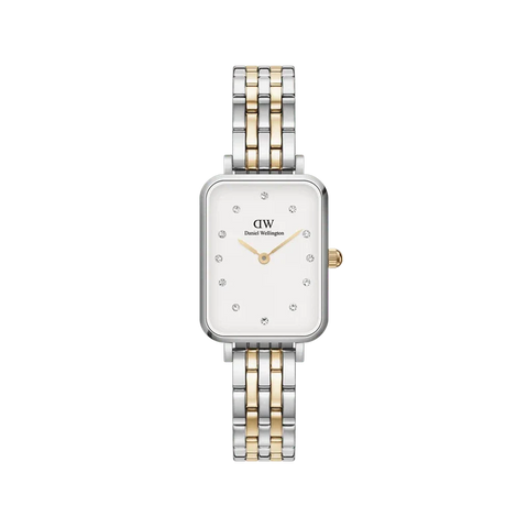 The Watch Boutique Daniel Wellington Quadro Lumine 5-link two-tone Watch 20x26mm