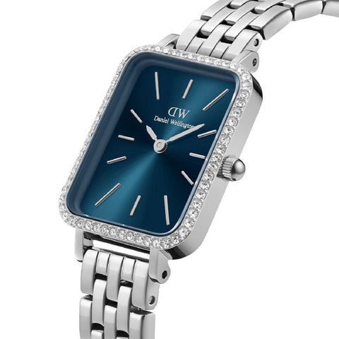 The Watch Boutique Daniel Wellington Quadro Lumine Bezel 5-Link Arctic 26mm