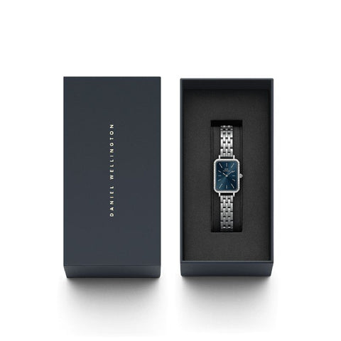 The Watch Boutique Daniel Wellington Quadro Lumine Bezel 5-Link Arctic 26mm