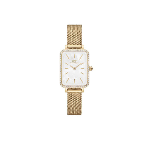 The Watch Boutique Daniel Wellington Quadro Lumine Bezel Ever Gold MOP 26mm