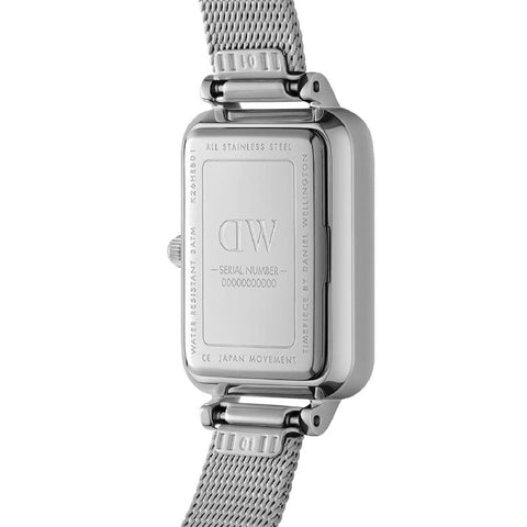 The Watch Boutique Daniel Wellington Quadro Lumine Bezel Sterling Black MOP 26mm