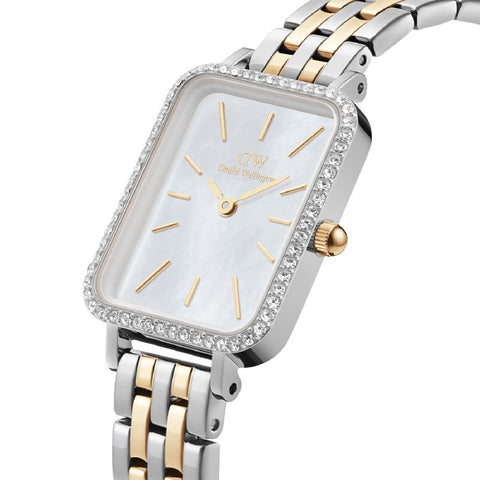 The Watch Boutique Daniel Wellington Quadro Lumine Bezel Two-Tone MOP 26mm