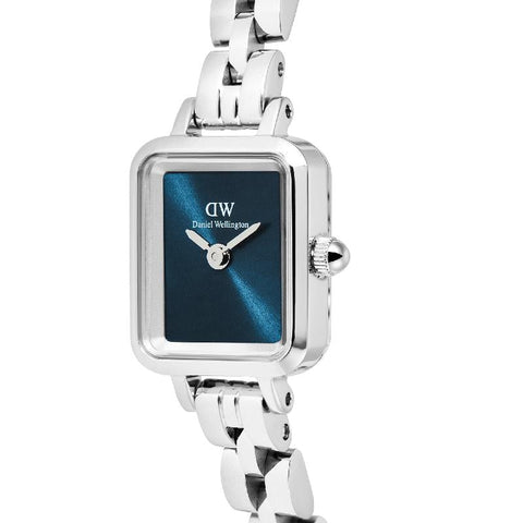 The Watch Boutique Daniel Wellington Quadro Mini Arch 3-Link Arctic Sunray Silver Watch