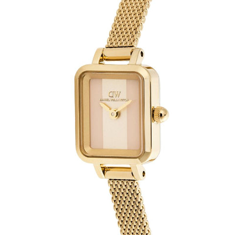 The Watch Boutique Daniel Wellington Quadro Mini Evergold Conwy Gold Women's Watch