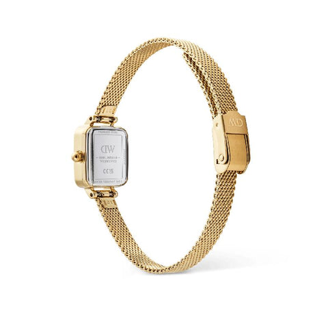The Watch Boutique Daniel Wellington Quadro Mini Evergold Conwy Gold Women's Watch
