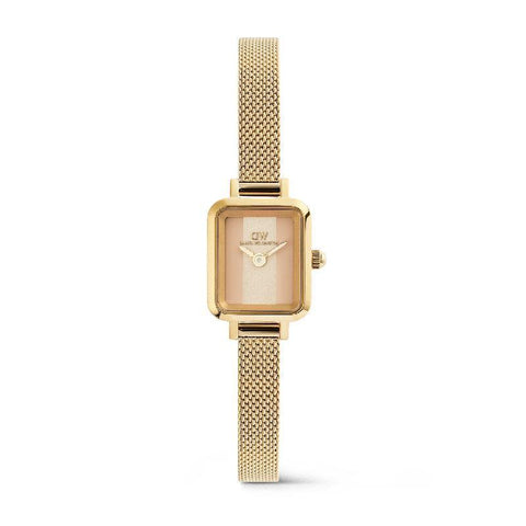 The Watch Boutique Daniel Wellington Quadro Mini Evergold Conwy Gold Women's Watch