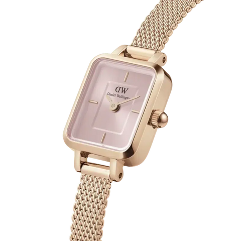 The Watch Boutique Daniel Wellington Quadro Mini Melrose Blush Rose Gold Watch 15.4x18.2mm
