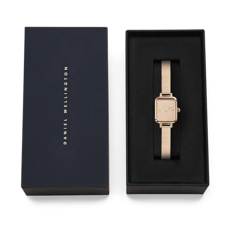 The Watch Boutique Daniel Wellington Quadro Mini Reflection Rose Gold