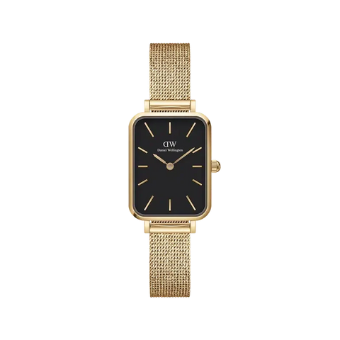 The Watch Boutique Daniel Wellington Quadro Pressed Evergold Gold Watch 20x26mm