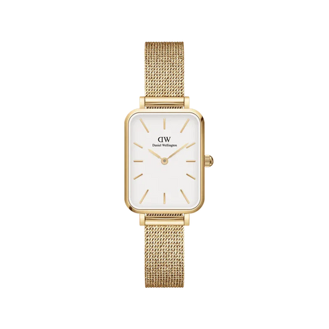 The Watch Boutique Daniel Wellington Quadro Pressed Evergold Gold Watch
