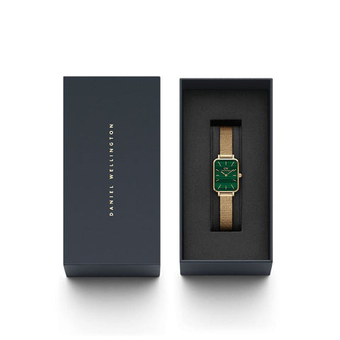 The Watch Boutique Daniel Wellington Quadro Pressed Evergold Watch 20x26mm