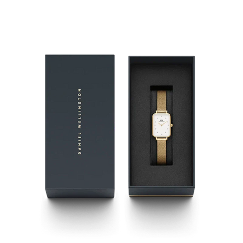The Watch Boutique Daniel Wellington Quadro Pressed Evergold Watch 20x26mm
