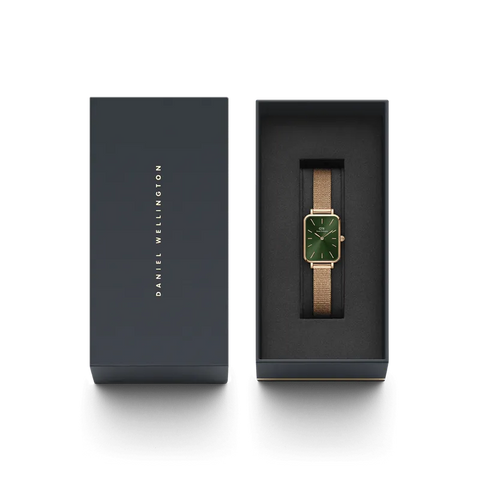 The Watch Boutique Daniel Wellington Quadro Pressed Melrose Emerald