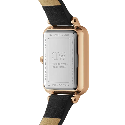 The Watch Boutique Daniel Wellington Quadro Pressed Sheffield Emerald Rose Gold