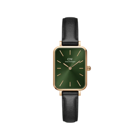 The Watch Boutique Daniel Wellington Quadro Pressed Sheffield Emerald Rose Gold