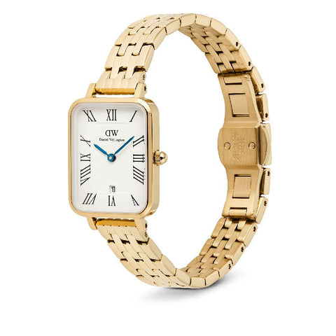 The Watch Boutique Daniel Wellington Quadro Roman Numerals Date Watch