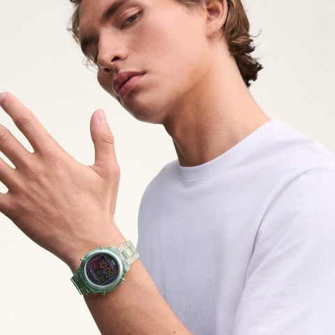 The Watch Boutique Daniel Wellington Retro Digital Light Green