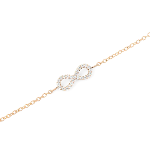 Daniel Wellington Rose Gold Mirelle Infinity Bracelet
