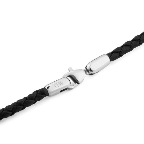 The Watch Boutique Daniel Wellington Silver Daniel Wellington Braided Leather Bracelet