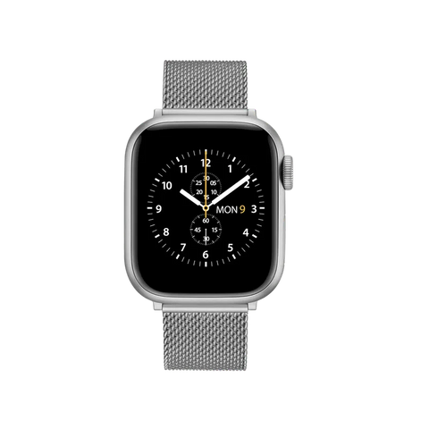 The Watch Boutique Daniel Wellington Smartwatch Sandblasted Mesh Strap Silver