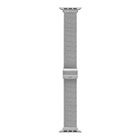 The Watch Boutique Daniel Wellington Smartwatch Sandblasted Mesh Strap Silver
