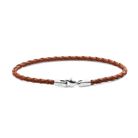 The Watch Boutique Daniel Wellington St Mawes Silver Braided Leather Bracelet