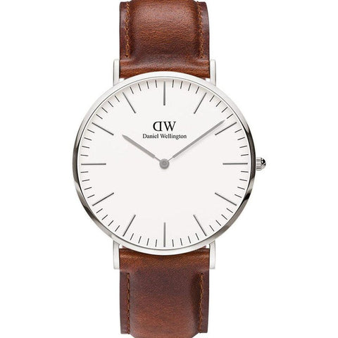 The Watch Boutique Daniel Wellington St Mawes Silver Classic Watch 40mm
