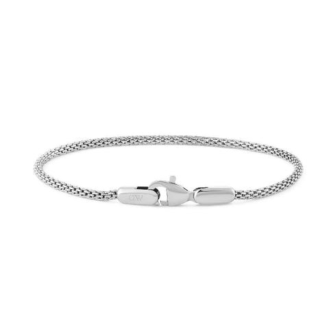 The Watch Boutique Daniel Wellington Tide Mesh Melrose 1.8 Women's Bracelet Silver 165mm
