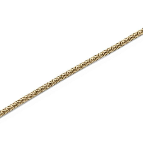 Daniel Wellington Tide unisex necklace in gold-plated stainless steel with a sleek, high-quality mesh chain design.