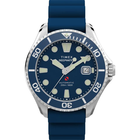 The Watch Boutique Deepwater Meridian 200 Automatic HNBR Rubber Strap Dive Watch
