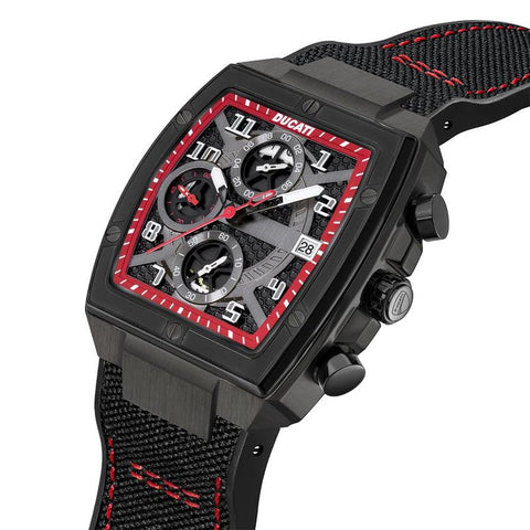 The Watch Boutique Ducati Black Dial Chronograph Men's Watch