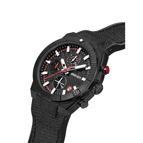 The Watch Boutique Ducati Black Dial Chronograph Men's Watch