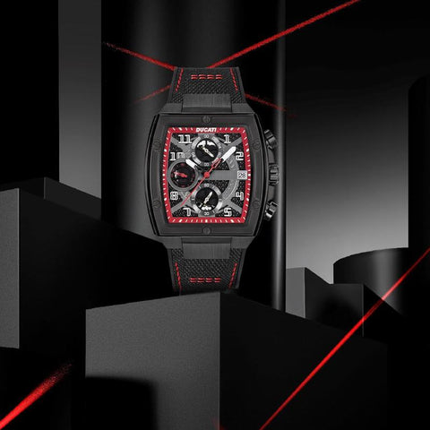 The Watch Boutique Ducati Black Dial Chronograph Men's Watch