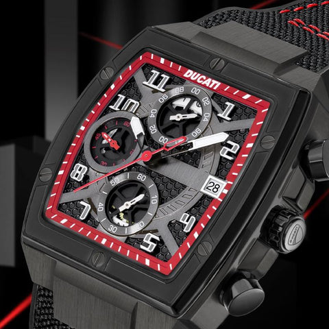 The Watch Boutique Ducati Black Dial Chronograph Men's Watch