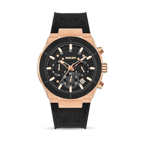 The Watch Boutique Ducati Black Dial Chronograph Men's Watch