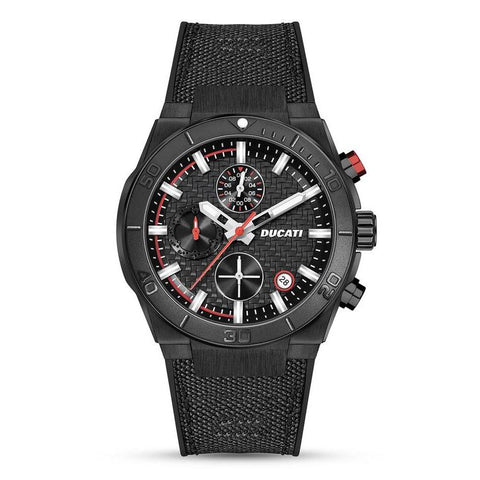 The Watch Boutique Ducati Black Dial Chronograph Men's Watch