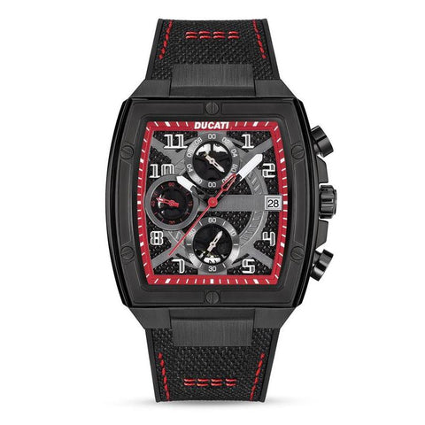 The Watch Boutique Ducati Black Dial Chronograph Men's Watch