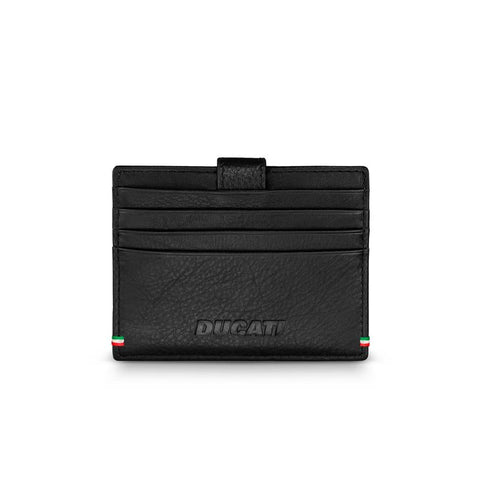The Watch Boutique Ducati Black Leather Card Case