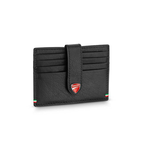 The Watch Boutique Ducati Black Leather Card Case